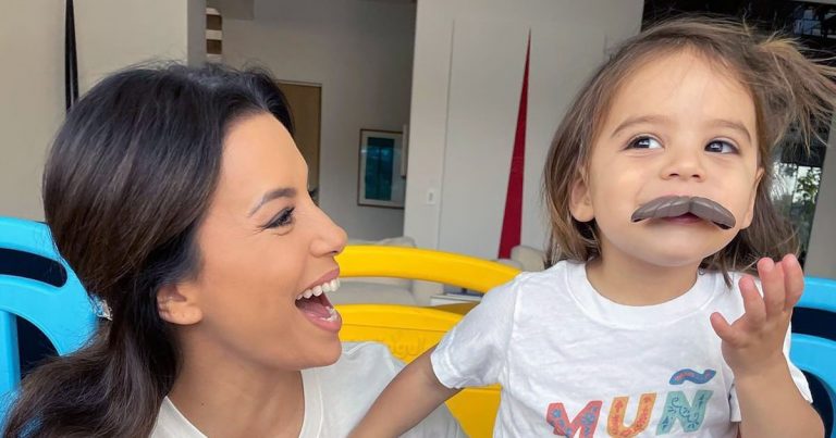 Eva Longoria and Her Son Are Too Cute in Matching Tees