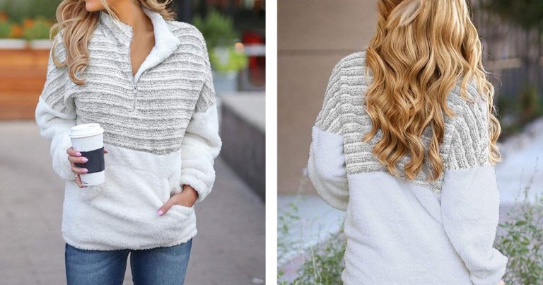 This Sherpa Pullover May Be One of the Softest Pieces on Amazon