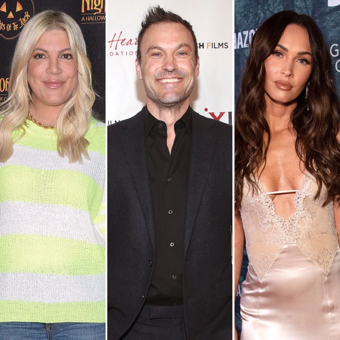 Tori Spelling Praises Brian Austin Green Parenting After Megan Fox Drama Beverly Hills 90210