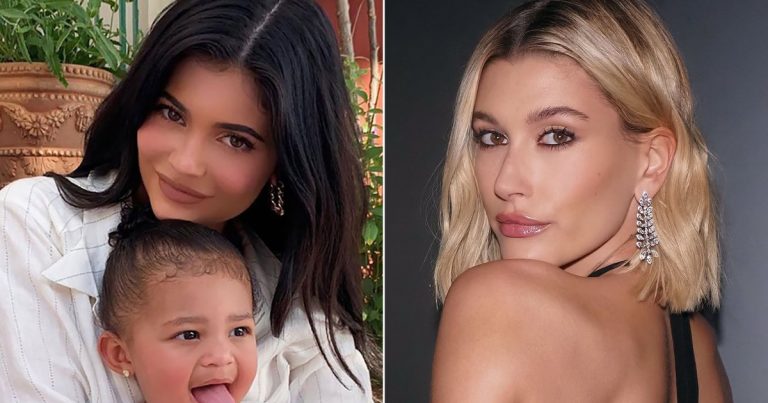 Pool Pals! See Kylie Jenner's Daughter Stormi Swimming With Hailey Baldwin