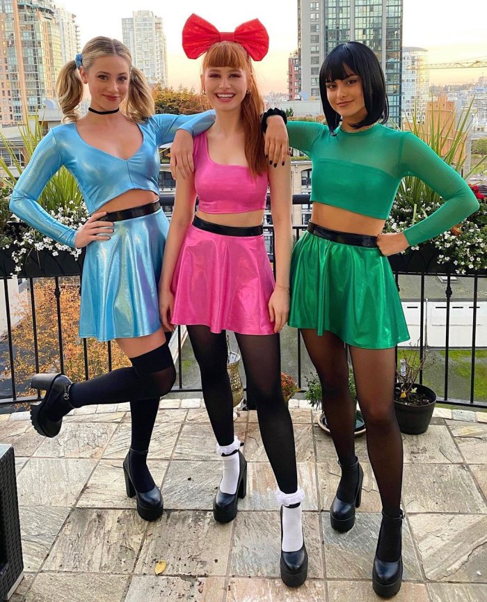 Lili Reinhart and Cole Sprouse Spend Halloween Together Alongside Riverdale Castmates Madelaine Petsch and Camila Mendes