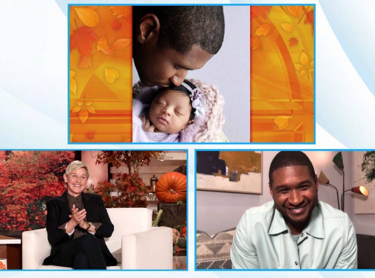 Usher Gushes Over His Newborn Daughter And Shares First Baby Pic With The Public