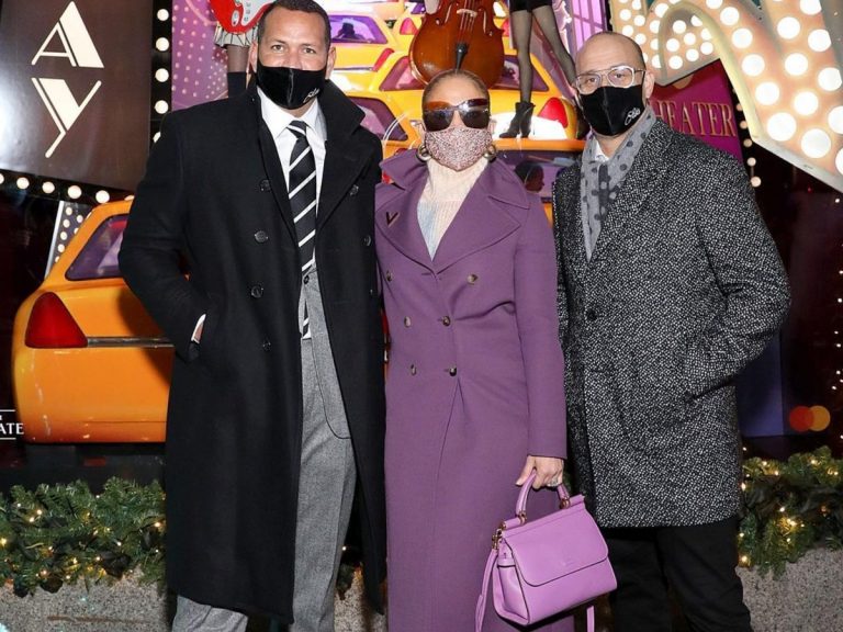 Jennifer Lopez Wears Valentino Wool Coat To Saks Fifth Avenue Virtual Window Unveiling — Get The Details!