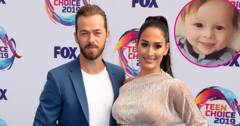 Go Dad! Nikki Bella and Son Celebrate Artem’s ‘DWTS’ Win With Cute Video