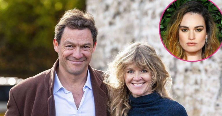 Dominic West Spotted Running With Wife Catherine After Lily James Scandal