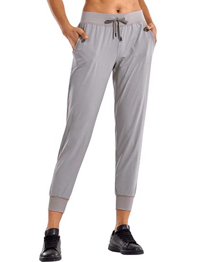 CRZ YOGA Women's Lightweight Joggers Pants with Pockets