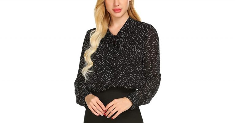 This Bow-Tie Blouse Is Made for Both Festive and Casual Moments