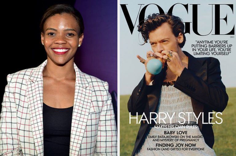 Harry Styles Attacked By Candace Owens Over Vogue Cover Not Being ‘Manly’ Enough – Fans Defend Him!