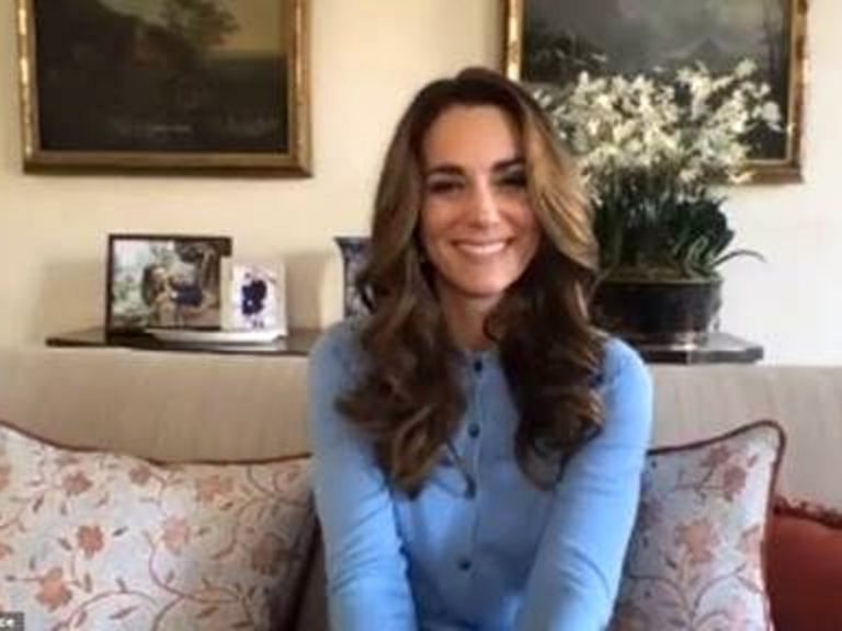 Kate Middleton Is Stunning In Frosted Blue, Boden Cardigan Sweater, But Good Luck Finding It For Yourself