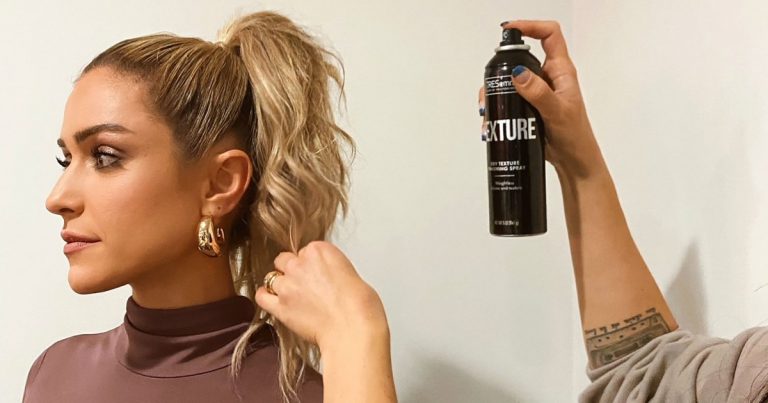 BTS Look at Kristin Cavallari's Glamorous AMAs Ponytail