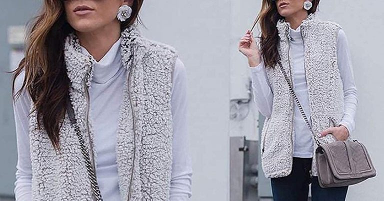 This Easy-to-Style Fall Vest Is Fuzzy on the Inside Too