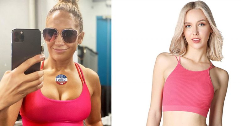 We Used Amazon StyleSnap to Find a $22 Hot Pink Bra Just Like J. Lo’s