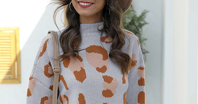 This Leopard Pullover Proves Why Sweater Weather Is the Best