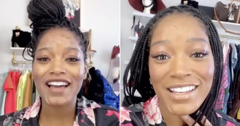 Keke Palmer Shares an 'Extreme Acne Makeup Coverage Tutorial' — Watch