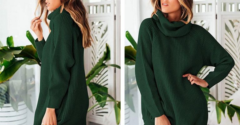 This Sweater Dress From Amazon Is the Coziest Winter Essential