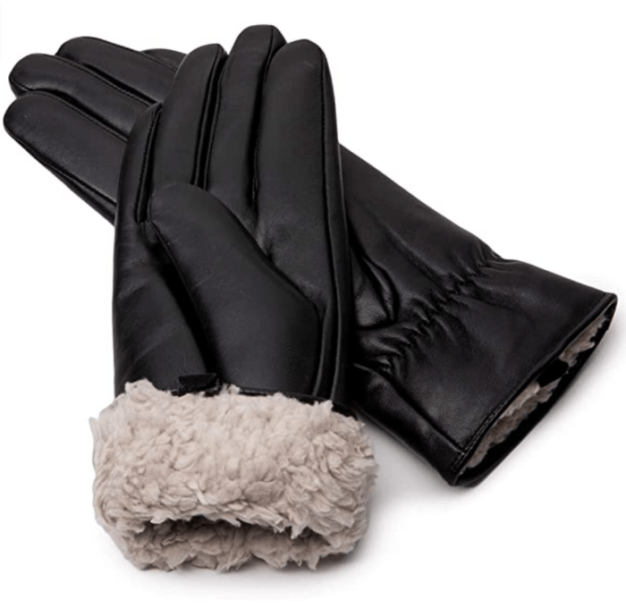 SG Fashion Tochuty Women's Leather Winter Gloves