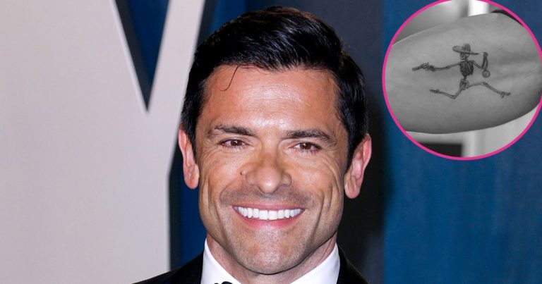 New Ink! Mark Consuelos Debuts Unique New Skeleton Tattoo