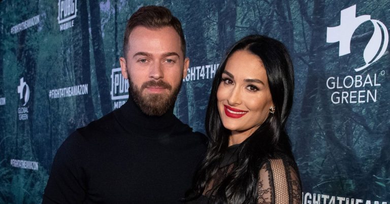 Nikki Bella and Artem Celebrate 1st Christmas With Son in Holiday Card