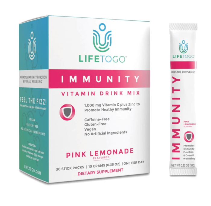 LifeToGo | Immunity + Vitamin Drink Mix — 30-Pack