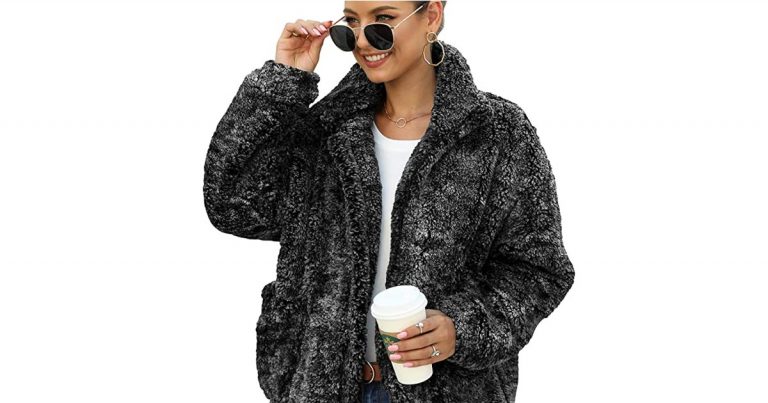 This May Be the Fluffiest Coat Available on Amazon Right Now