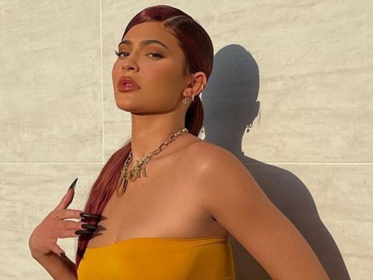 Kylie Jenner Heats Up Instagram In A $15 Tube Top Mini Dress