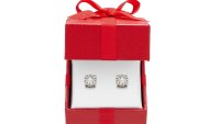 Macy's Diamond Stud Earrings (14k White Gold)