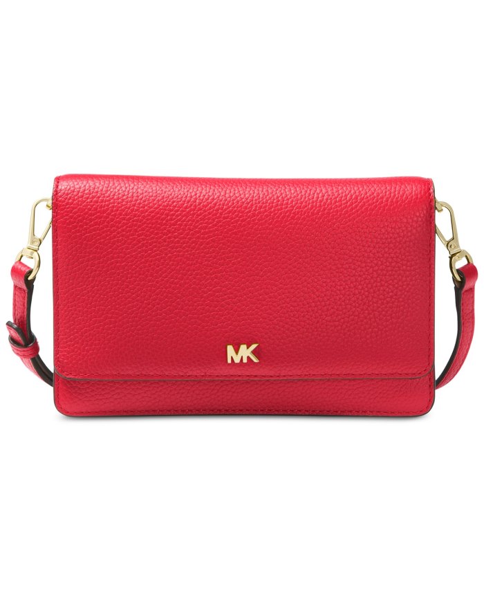 MICHAEL Michael Kors Mott Pebble Leather Phone Crossbody Wallet