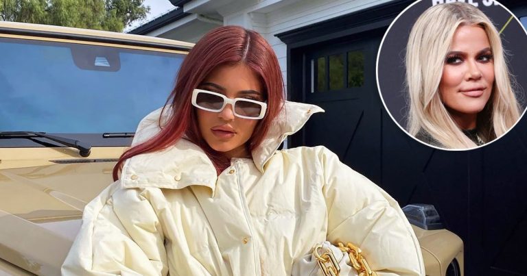 Khloe Kardashian Trolls Kylie Jenner Over Her Enormous Puffer Coat