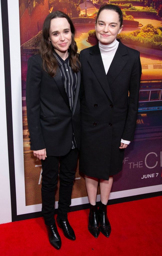 Elliot Ellen Page Wife Emma Portner Applauds Coming Out as Trans