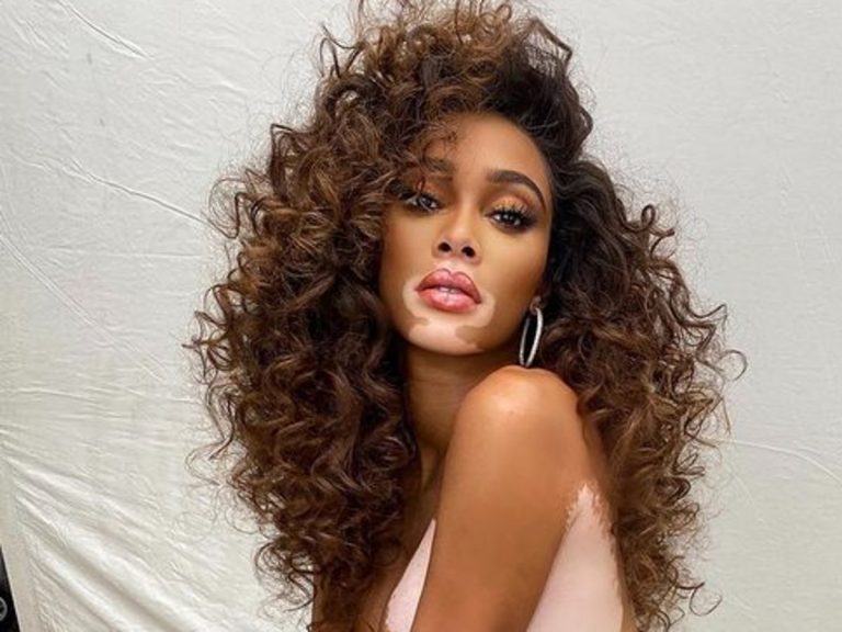 Winnie Harlow Debuts New Hair Color And Bangs