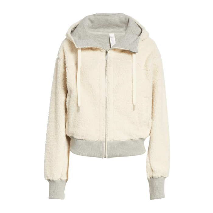 Marc New York Performance Reversible Faux Shearling Women's Hoodie