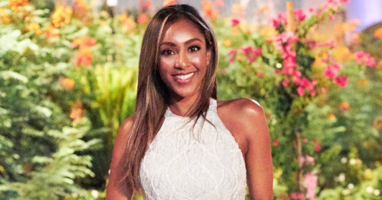 Tayshia Adams Admits She’s ‘Overwhelmed’ Being the Bachelorette