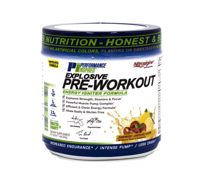 Performance Inspired Explosive Pre-Workout Energy Formula