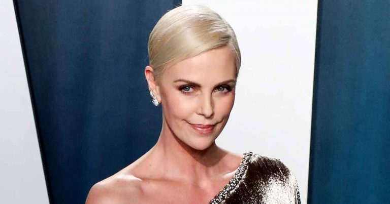 Charlize Theron Ditches Her Signature Blonde Tresses for a Jet Black Mullet