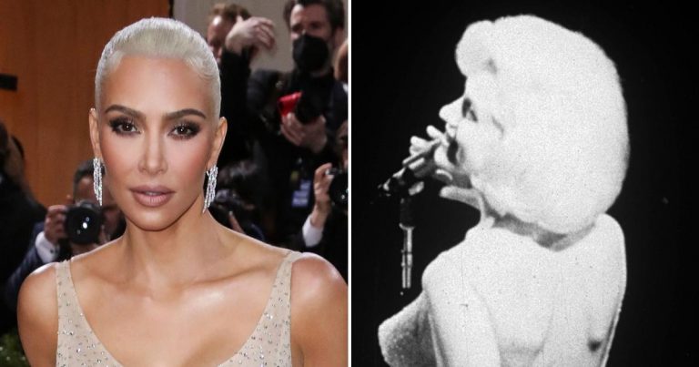 Marilyn Monroe Dress Appears Damaged After Being Worn by Kim at the Met