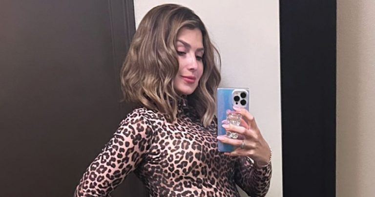 Hilaria Baldwin Shares Baby Bump Ahead of 7th Child: 'Tired Pregnant'