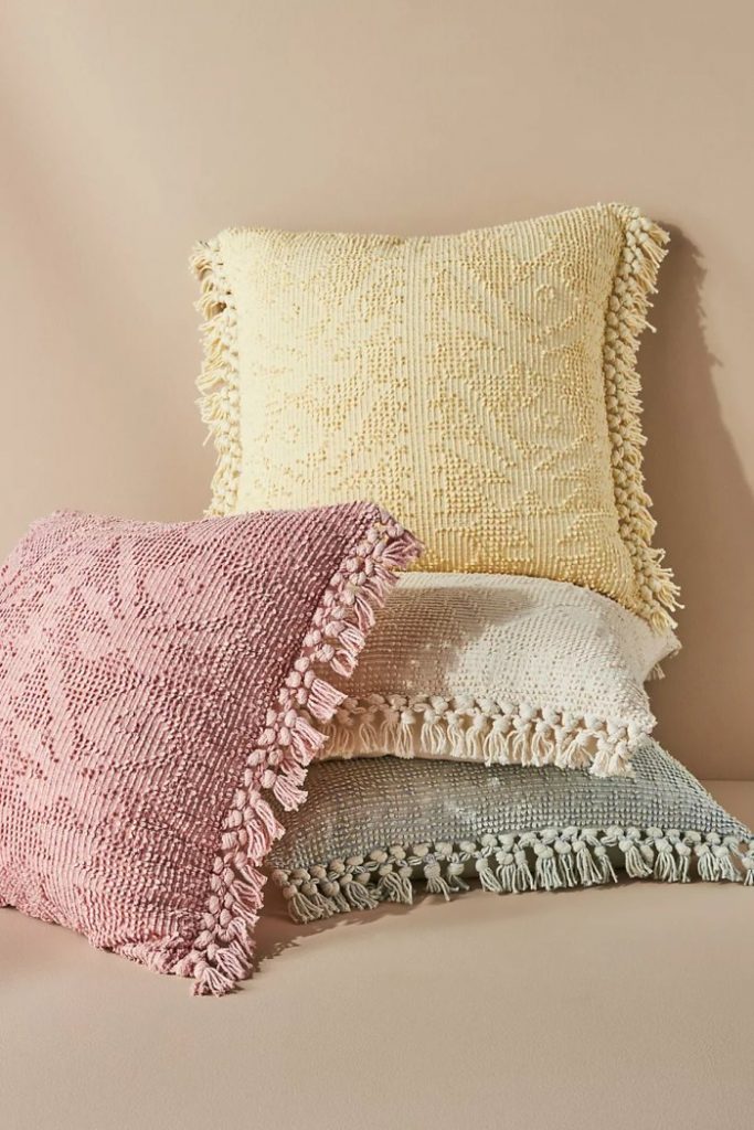 throw pillows