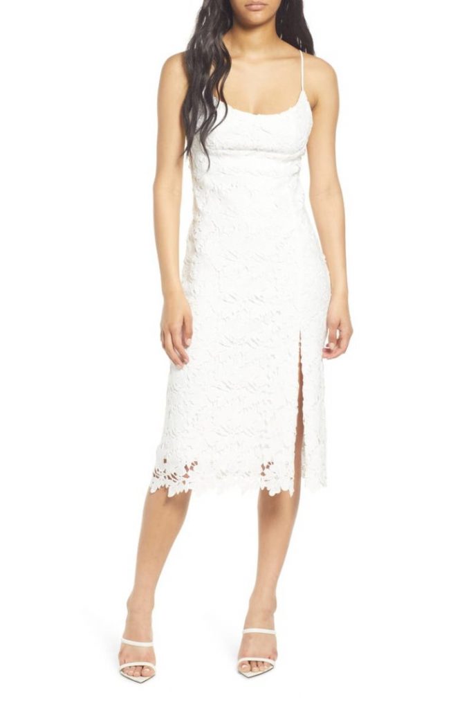 lace midi dress