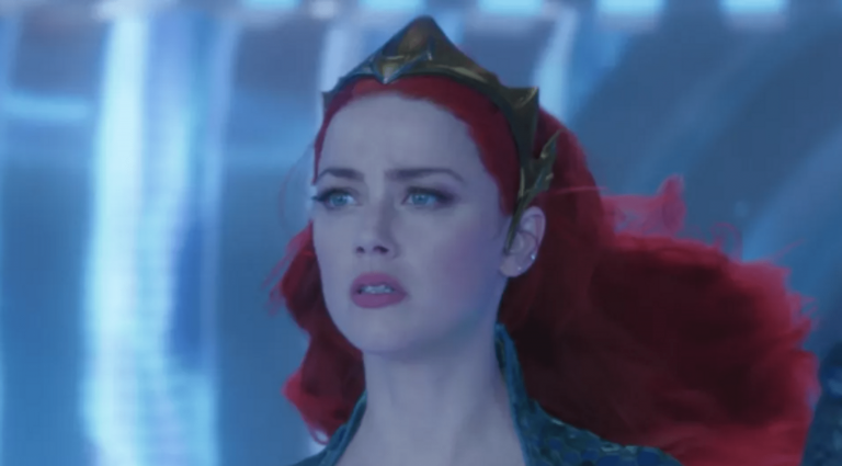 Amber Heard reacts to the news that she will allegedly be replaced in the film Aquaman 2