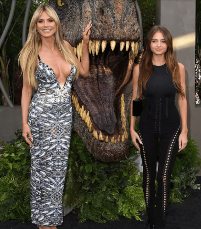 Heidi Klum appeared in public with her 18-year-old daughter-model