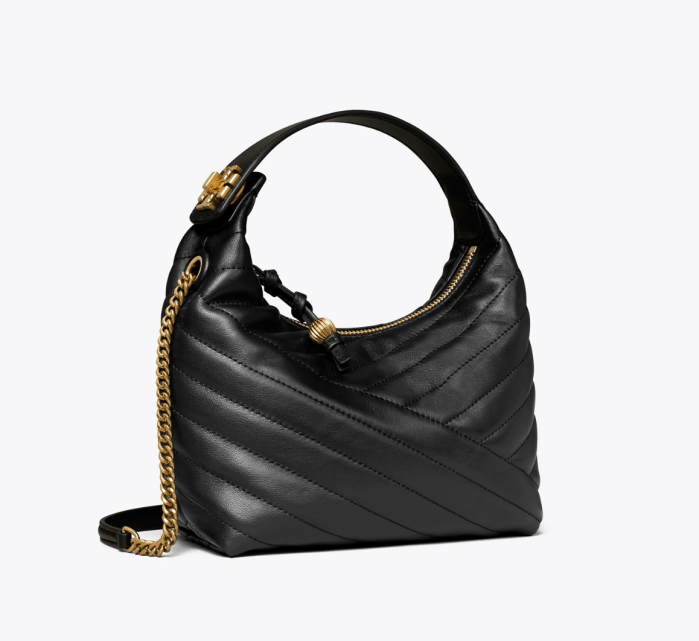 Kira Chevron Crescent Bag