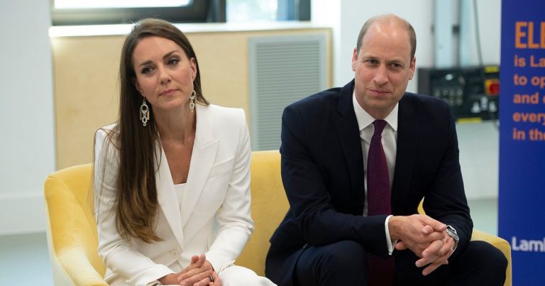 A Monochrome Moment! Duchess Kate Dazzles in a Class White Suit and Ivory Pumps