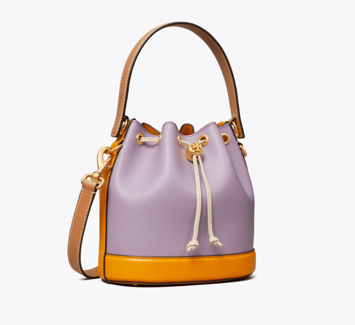 Color-Block Bucket Bag