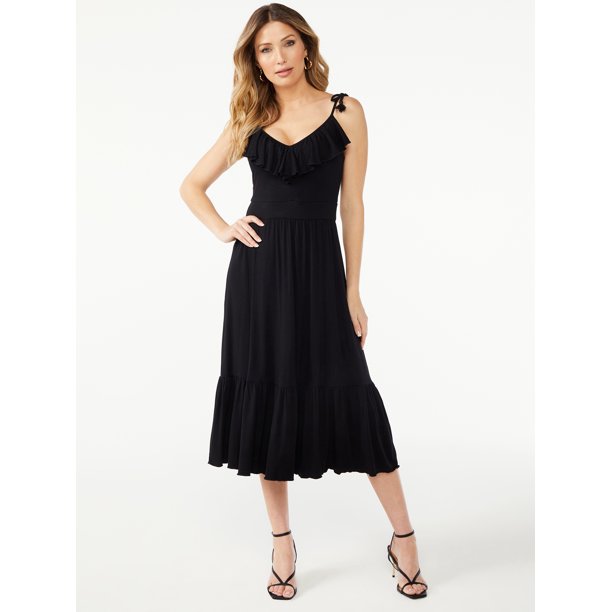 Sofia Jeans by Sofia Vergara Women's Tiered Maxi Dress