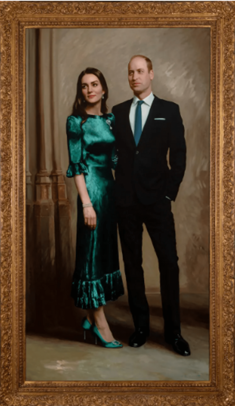 Royal Foundation reveals the first official portrait of Kate Middleton and Prince William