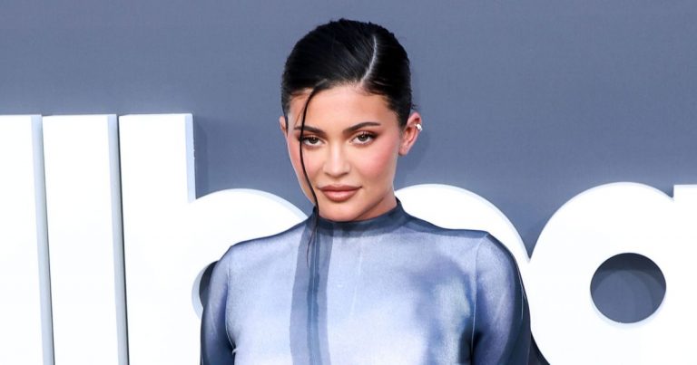 New Trend Alert? Kylie Jenner Wears Cutout Dress With Leg Warmers and Heels