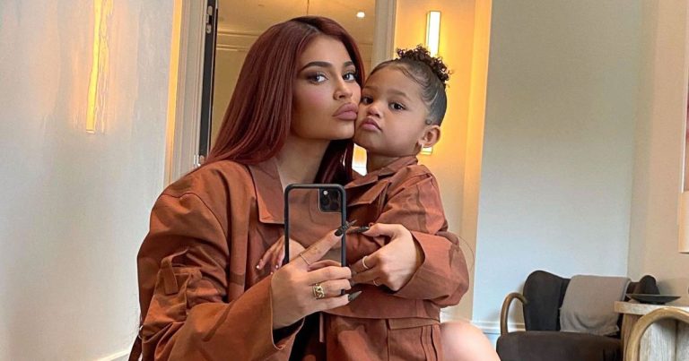 Watch Stormi Make Mom Kylie Jenner Coffee in Adorable Video