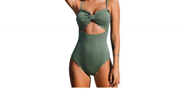 Shoppers Love This ‘Flattering’ Cutout Swimsuit With Tummy Control