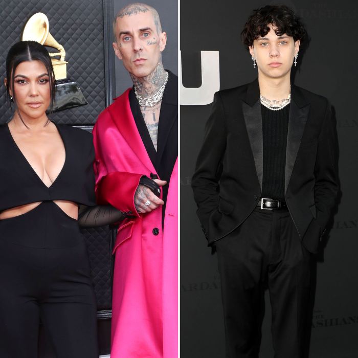 So Sweet Travis Barker Son Landon Praises Amazing Kourtney Kardashian