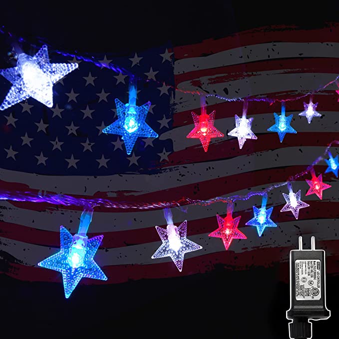 Twinkle Star 100 LED 49 FT Star String Lights